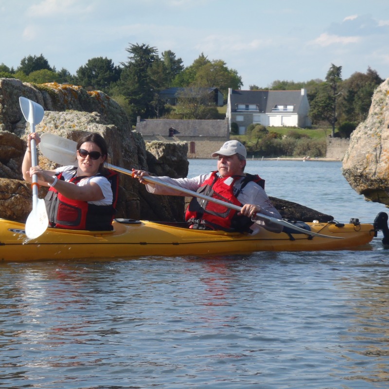 Location de kayak de mer - Golfe du Morbihan